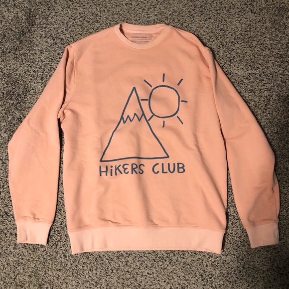 EUC OV Hikers Club Unisex Crewneck Sweatshirt - Picture 2 of 4